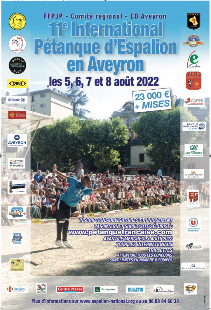 Affiche de la compétition PPF TOUR 2022 International Ville Espalion